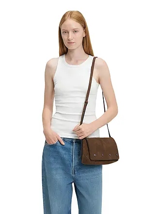 LIEBESKIND BERLIN | Ledertasche - Umhängetasche RIVE Small | braun